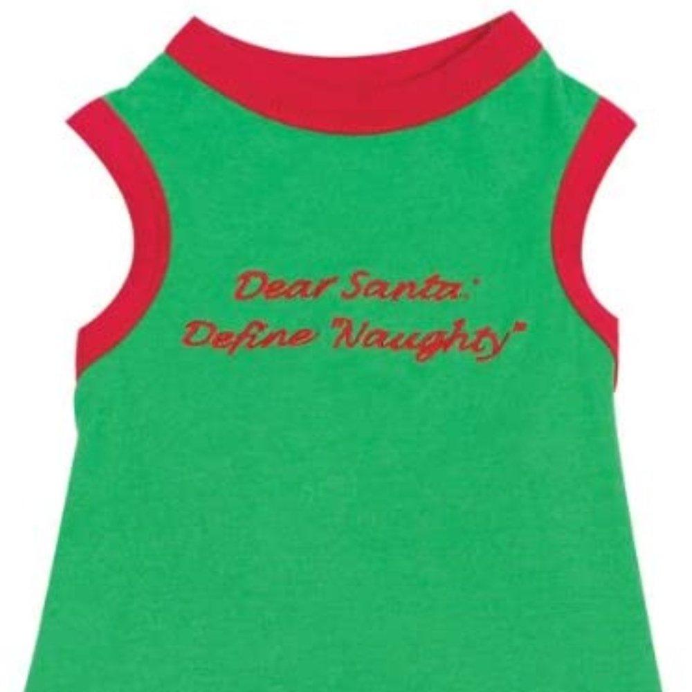 Zack & Zoey "Dear Santa" Dog T-Shirt NWOT